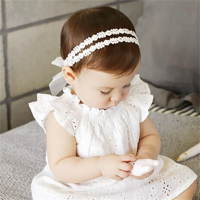 Baby Girl Lace Bow Headband