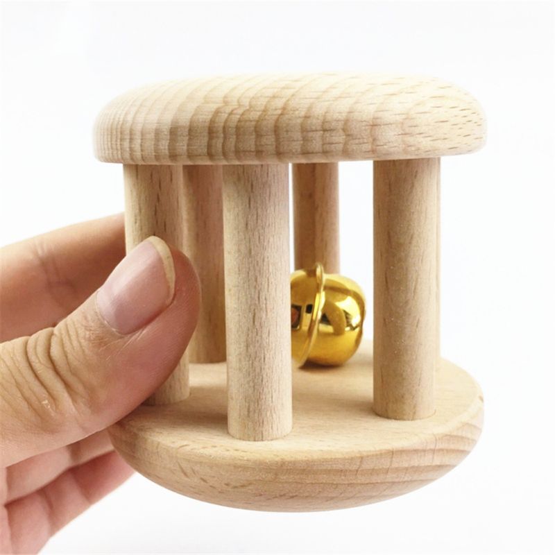 Wooden Molar Rattle Teether