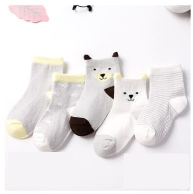 Kids' Cotton Jacquard Socks