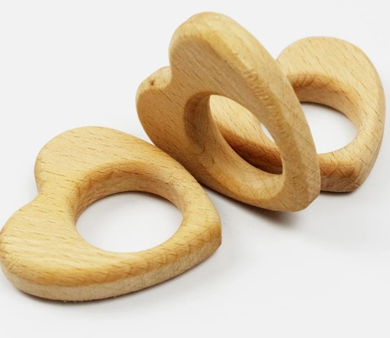 Beech Wood Teether Set (5-Piece)
