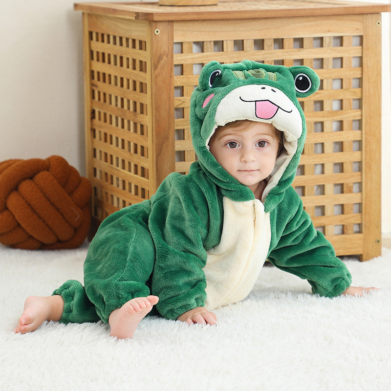 Kids' Flannel Animal Onesie