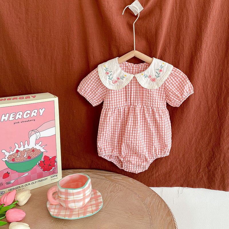 Baby Short-Sleeve Summer Onesie
