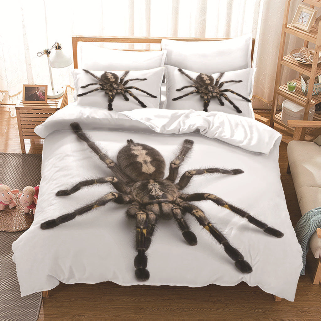 Spider Print Duvet Set (3-Piece)