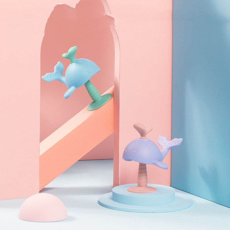 Whale Silicone Teether
