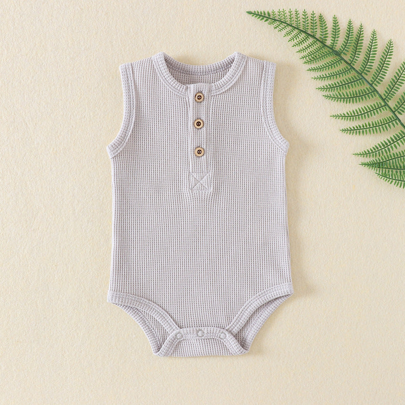 Newborn Knitted Sleeveless Romper