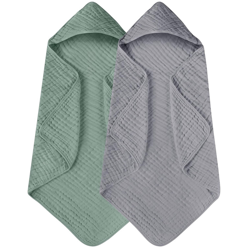 6-Layer Hooded Gauze Bath Towel