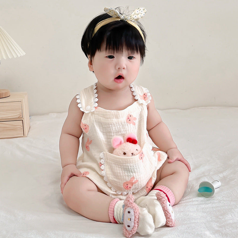 Baby Gauze Doll Romper