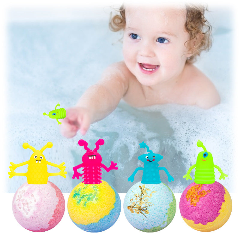 Kids' Bath Salt with Loofah