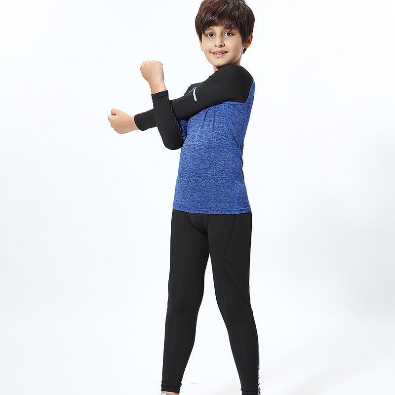 Kids' Color-Block Active Bodysuit Set