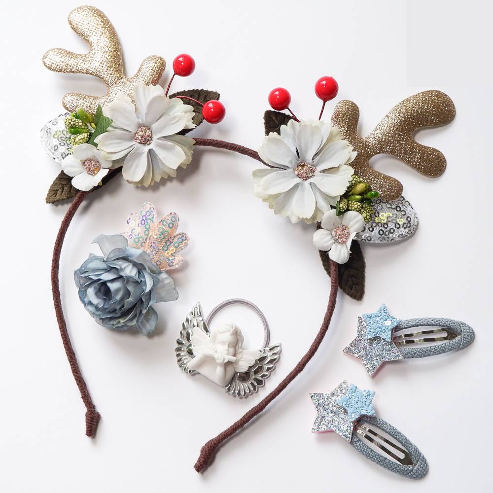 Kids' Christmas Hair Clips
