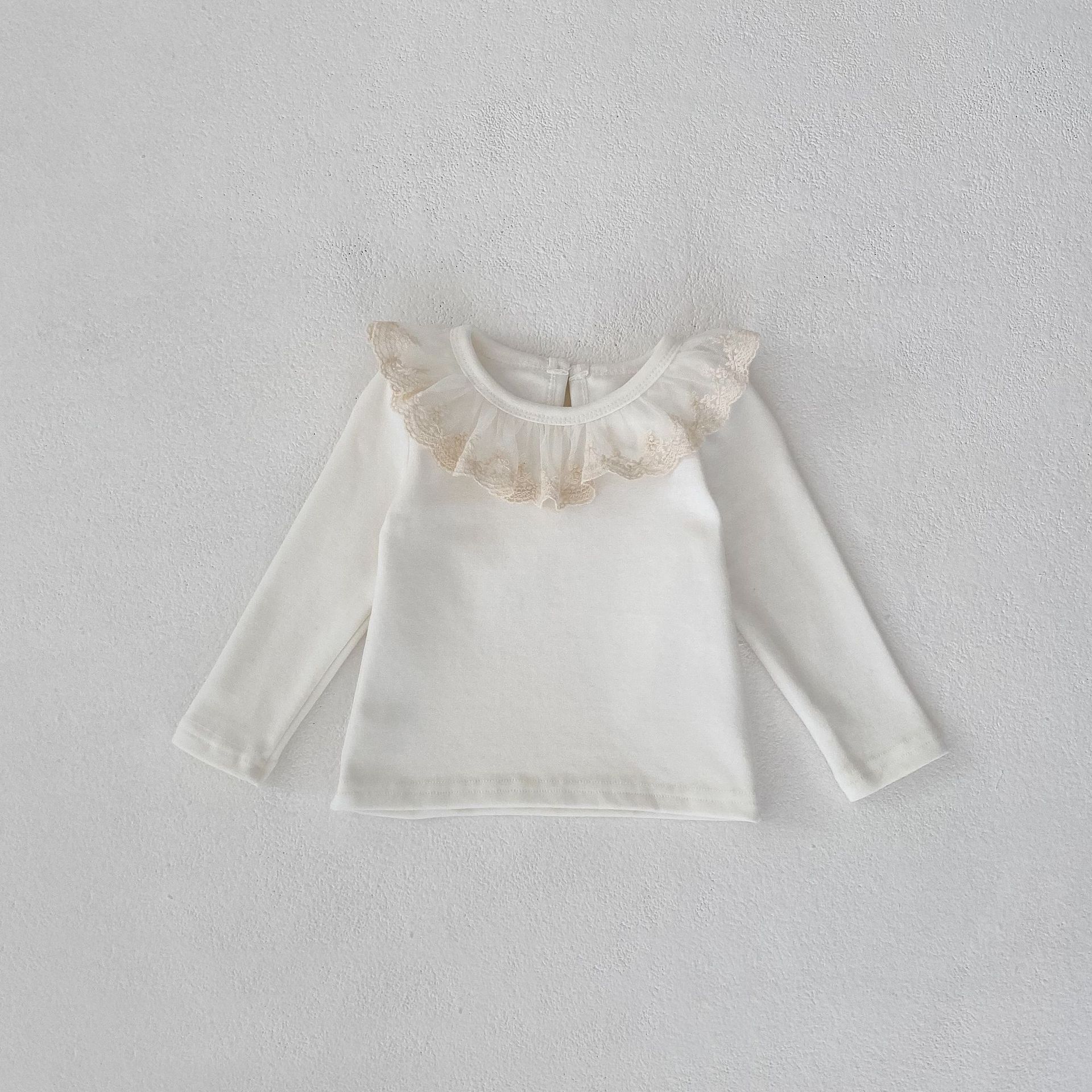 Girls' Lace All-Match Base Top