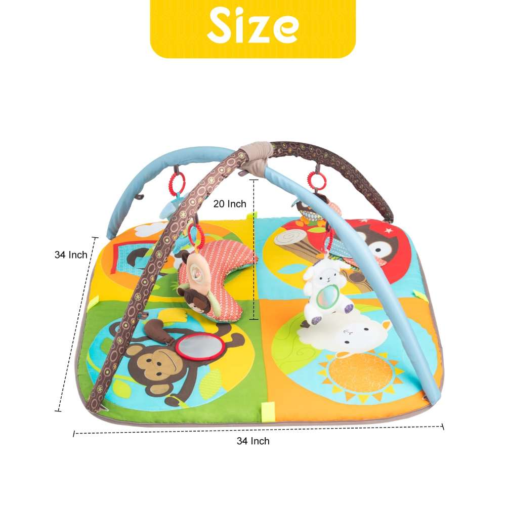 Zoo-Theme Baby Play Gym