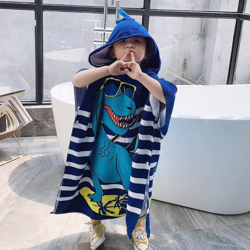 Kids' Hooded Bath Towel Cape