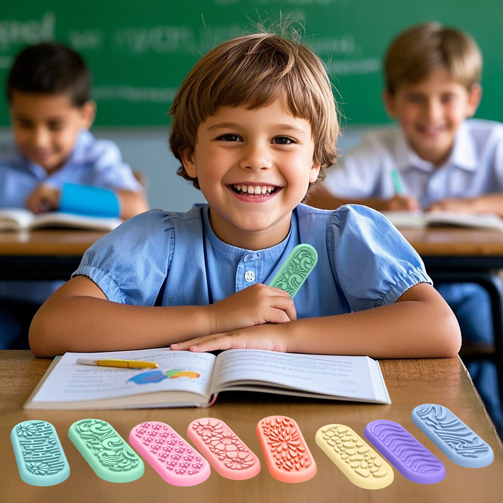 Silicone Textured Sensory Stones