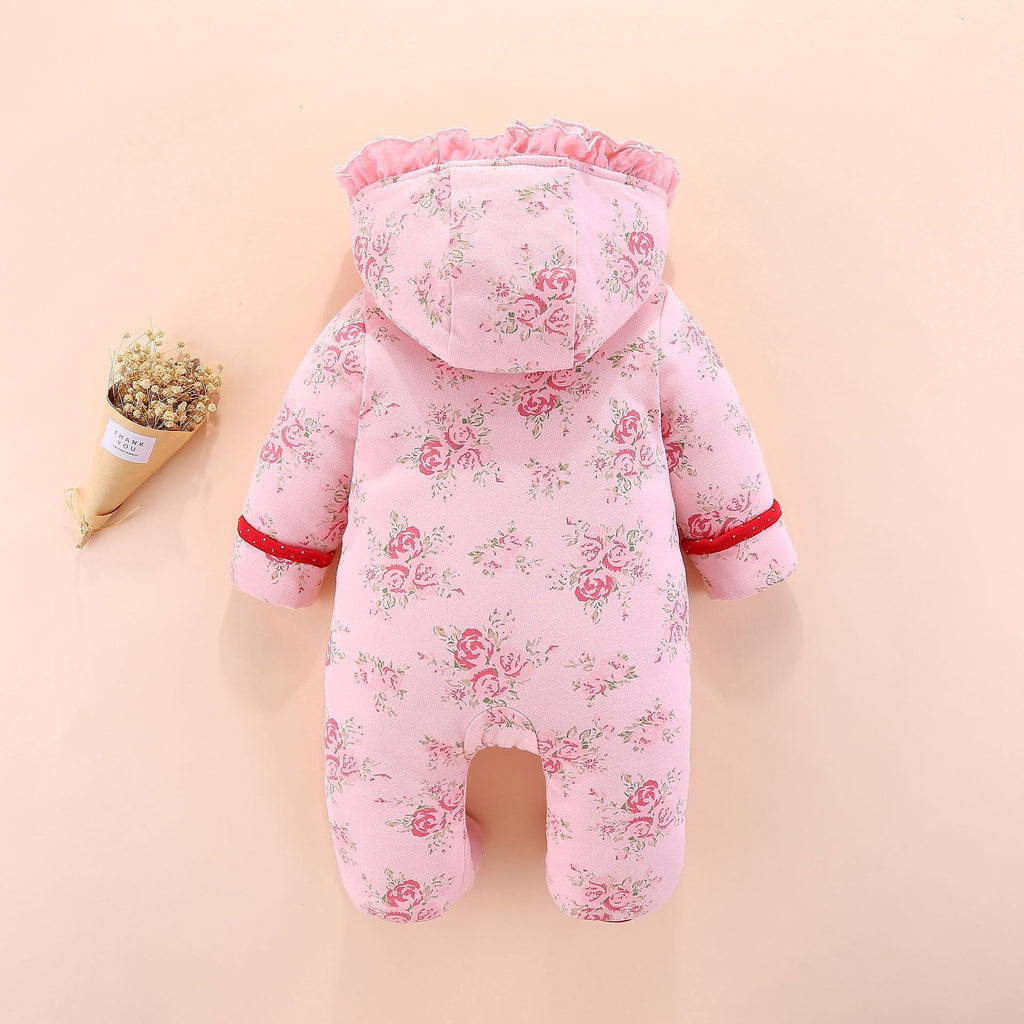 Baby Thickened Detachable-Hood Onesie