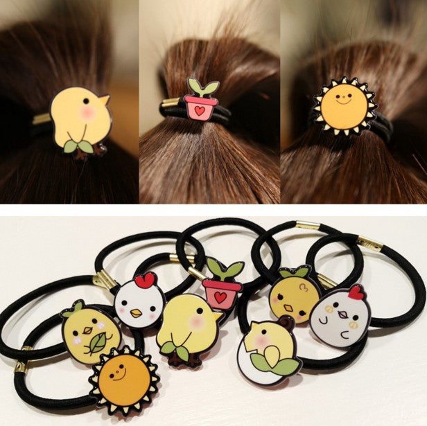 Cartoon Animal Hair Ties