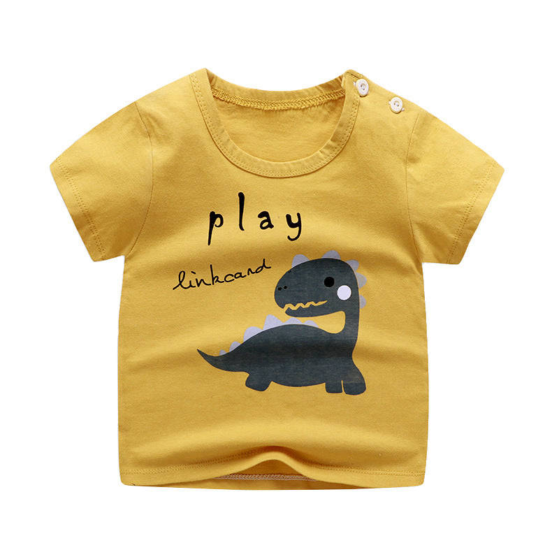 Kids' Animal-Print Cotton Tee