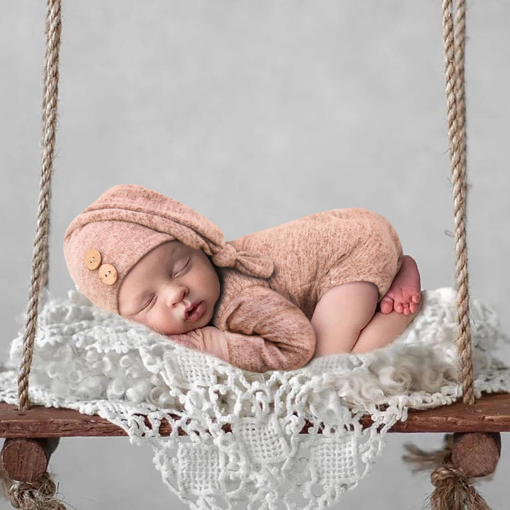 Baby Photo-Prop Bodysuit & Hat Set