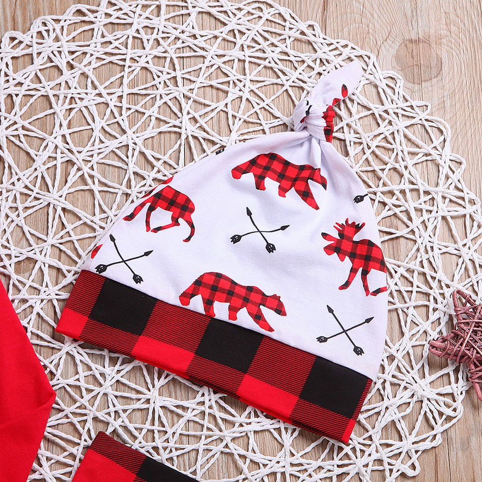 Newborn Three-Piece Set with Detachable Hood