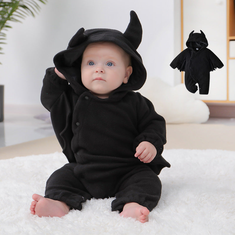Baby Halloween Hooded Bat Onesie
