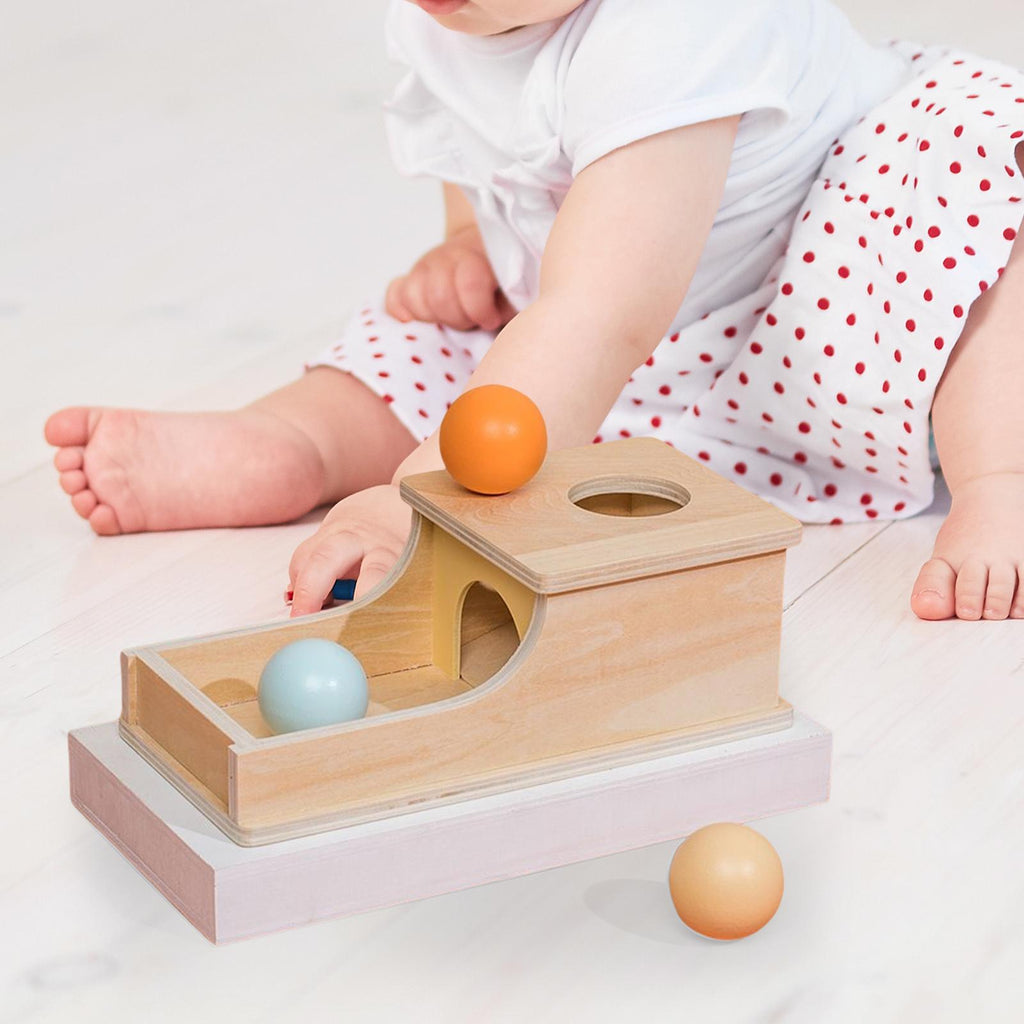 Wooden Target Box Toss Game