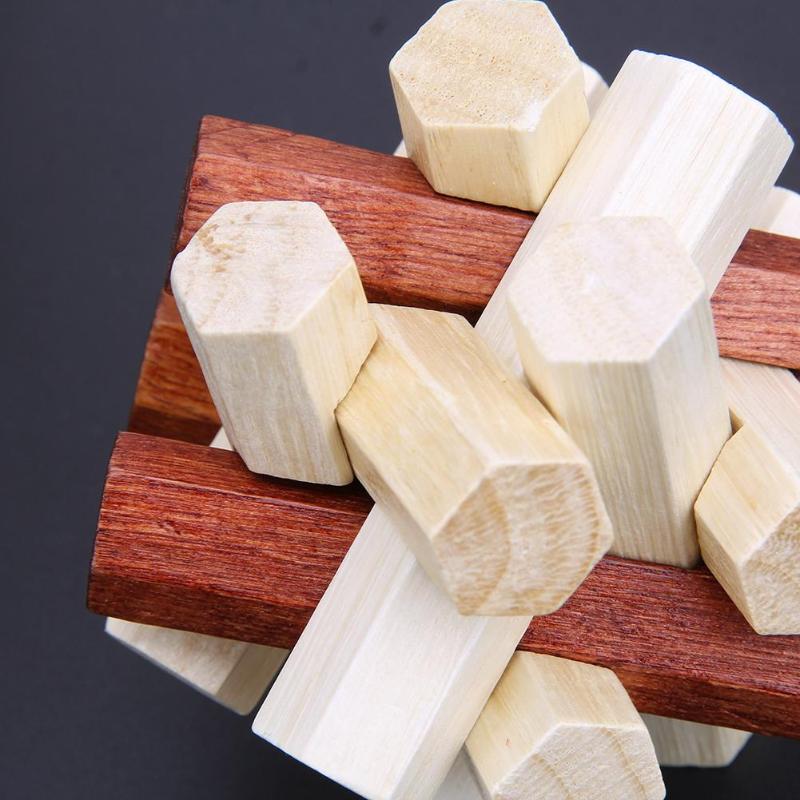 Luban Lock 3D Wooden Brain Teaser
