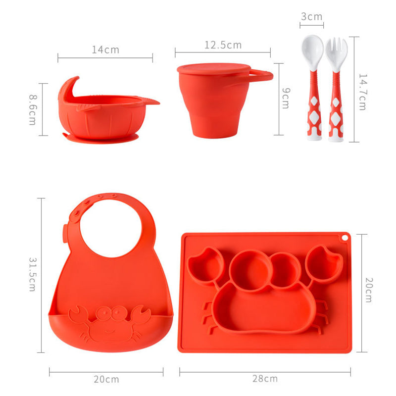 Silicone Baby Feeding Set