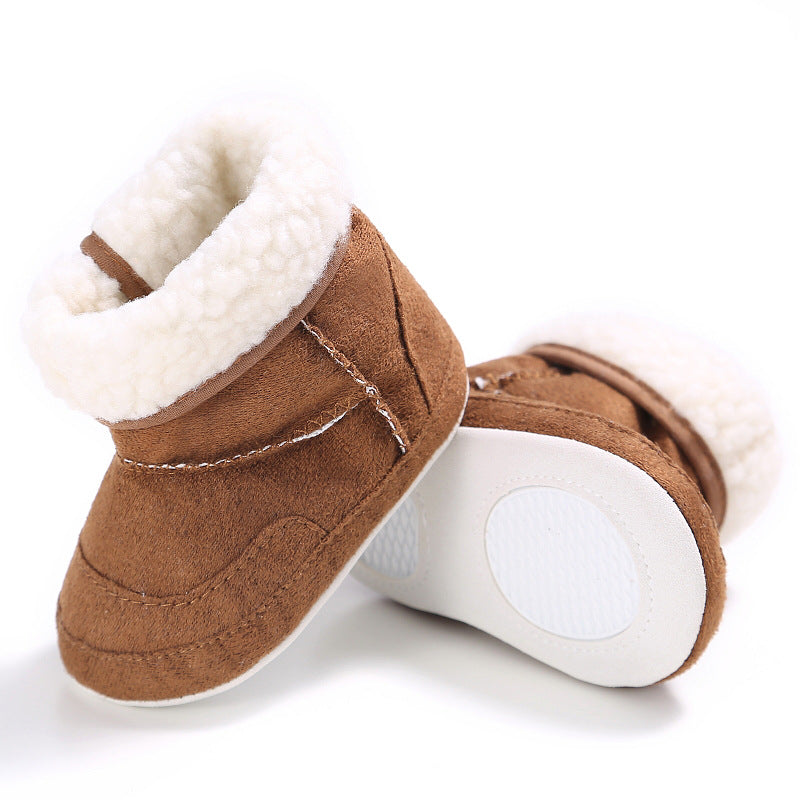 Baby Girl Soft-Sole First-Walker Booties
