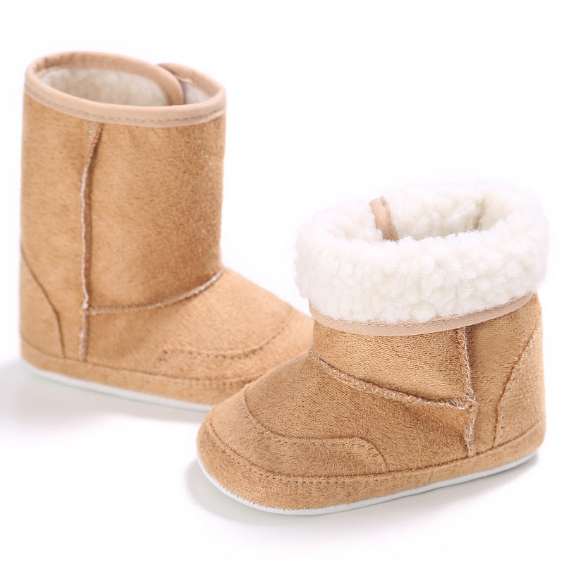 Baby Girl Soft-Sole First-Walker Booties