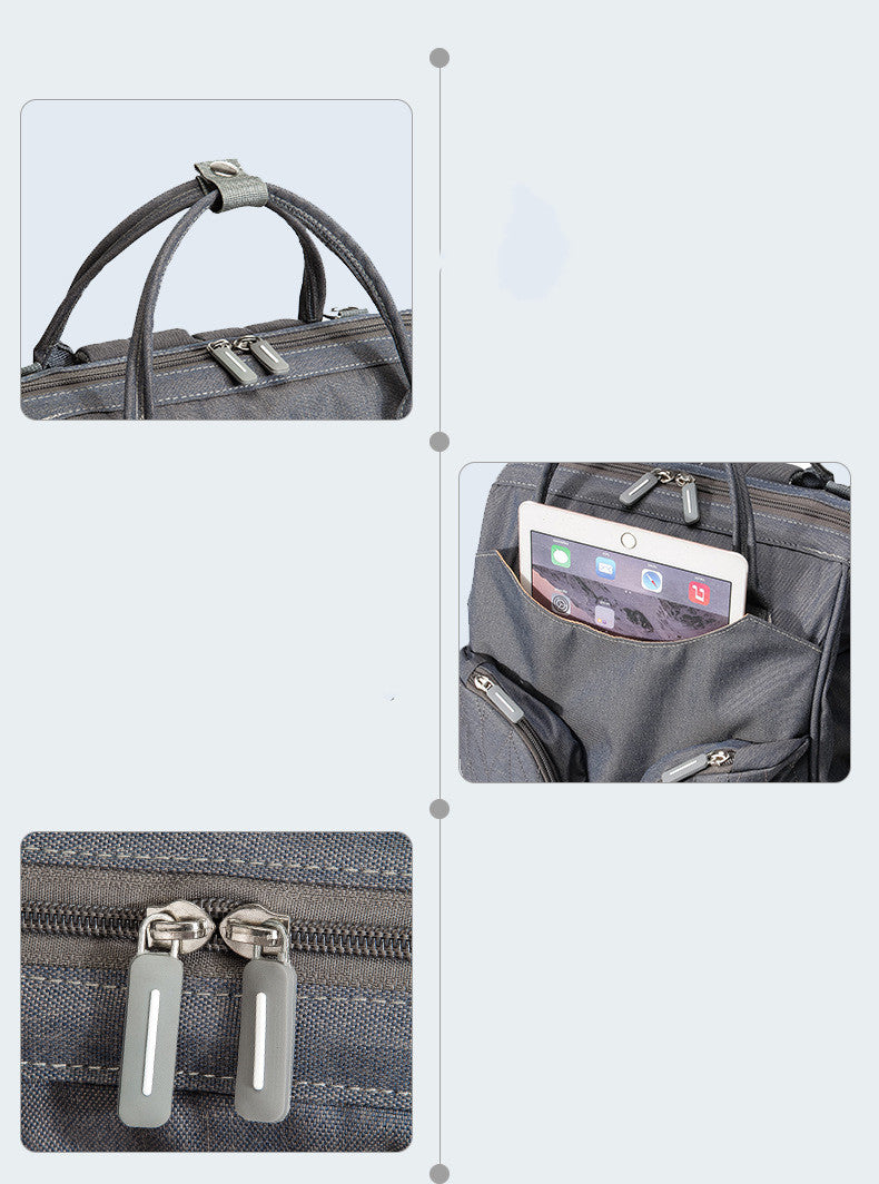 Portable Folding Crib & Diaper Bag