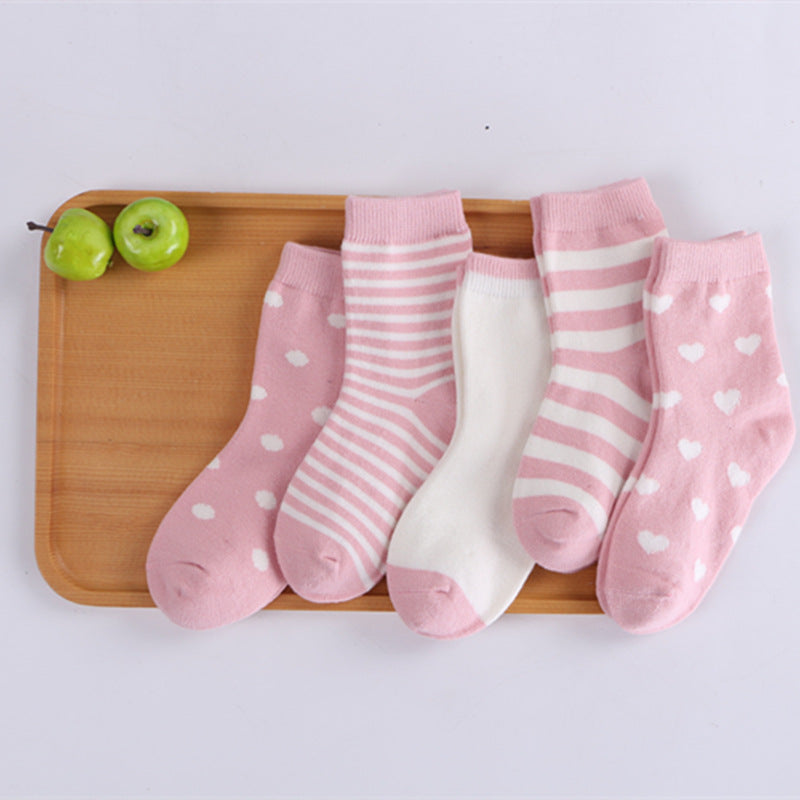 Baby Cartoon Combed-Cotton Socks