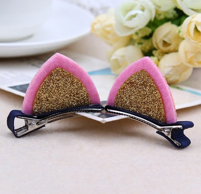 Girls' Cat-Ear Hair Clips