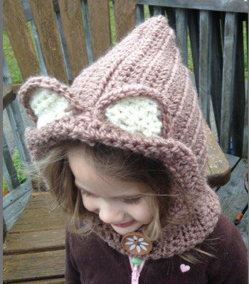 Baby Bear Hooded Scarf Hat