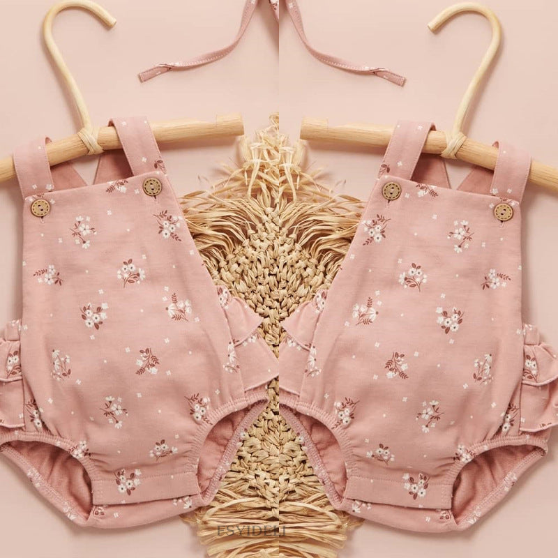 Baby Girl Ruffle Sling Bodysuit