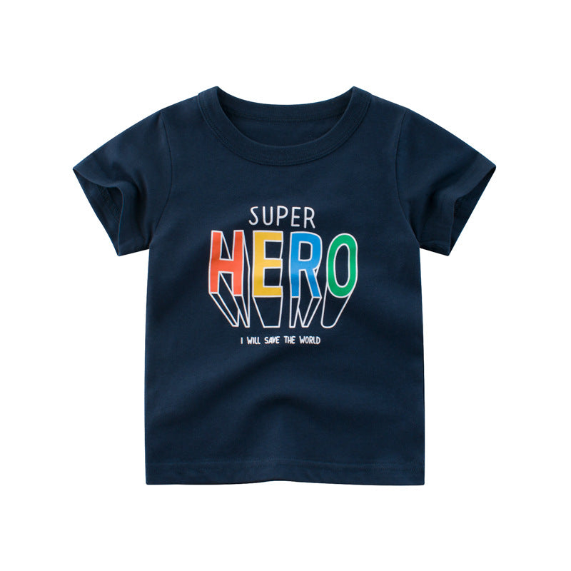 Kids' Letter-Print Sport Tee