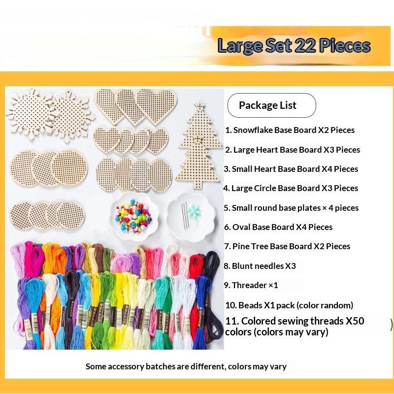Safety-Needle Embroidery Craft Kit