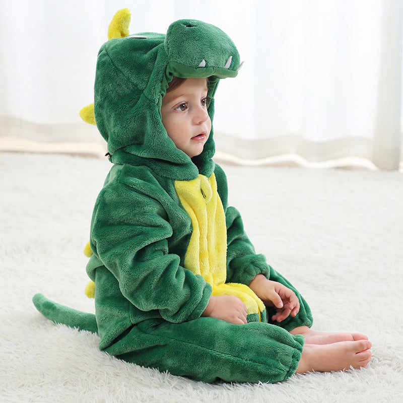 Kids' Flannel Animal Onesie