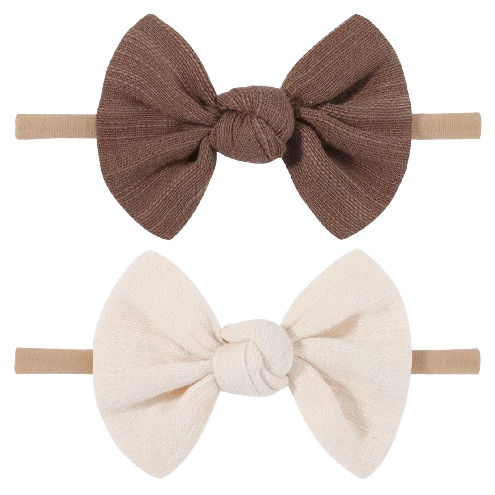 Baby Girl Nylon Bow Headbands