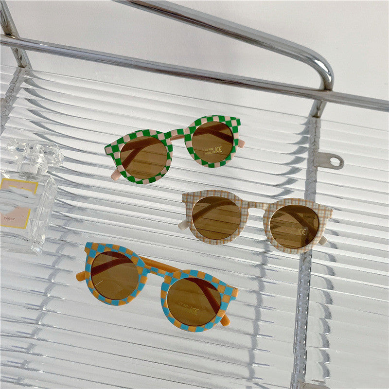 Kids' Checkered Outdoor Sunglasses