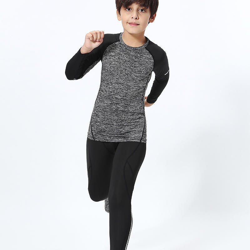 Kids' Color-Block Active Bodysuit Set
