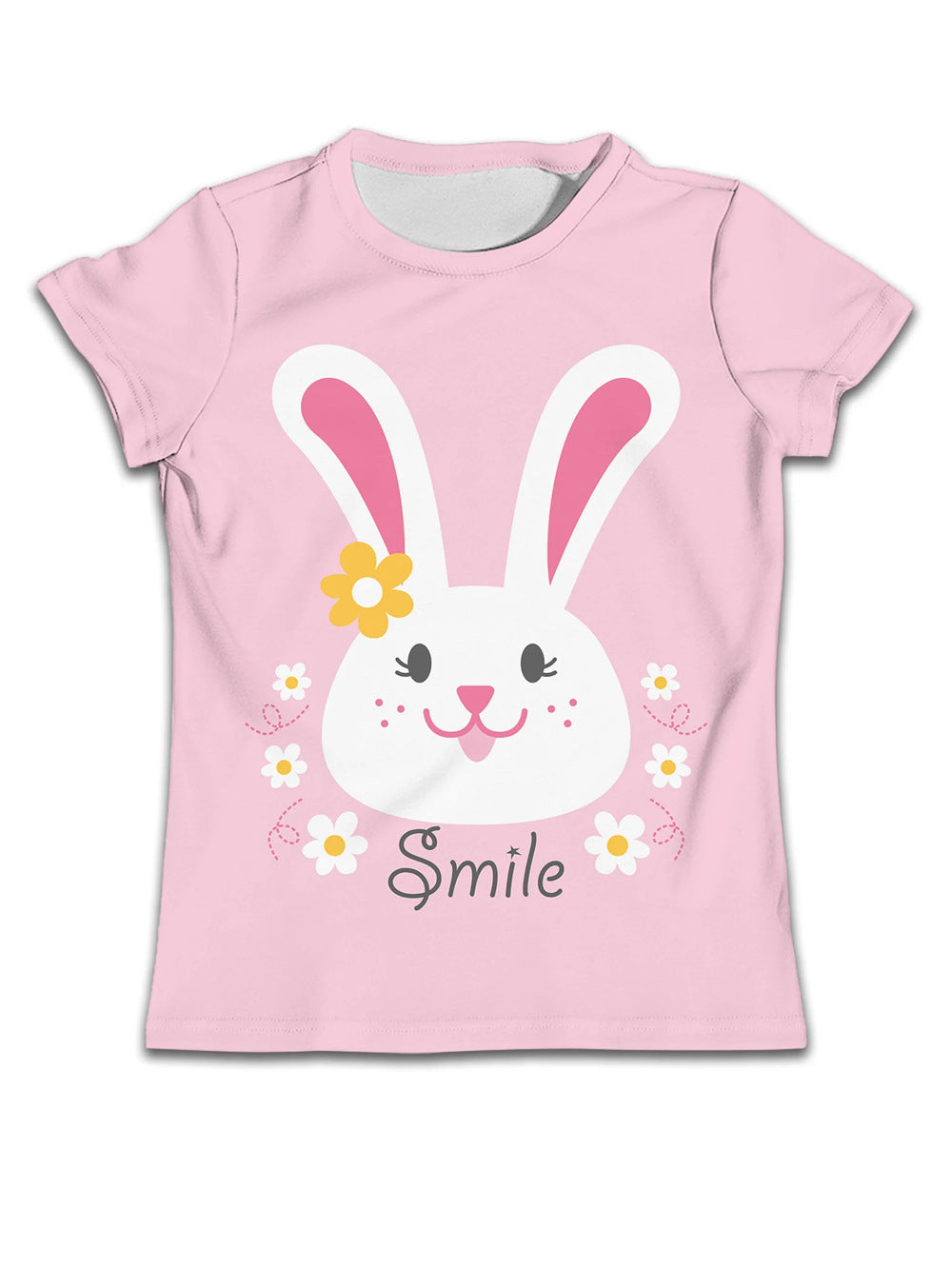 Boys' Cat-Print Casual Tee