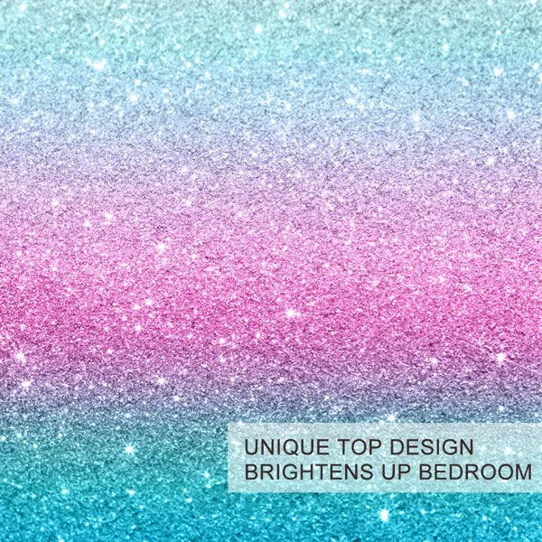 Pastel Glitter Duvet Set (3-Piece)