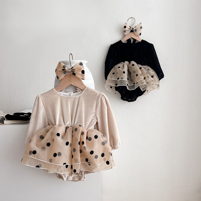 Baby Polka-Dot Romper