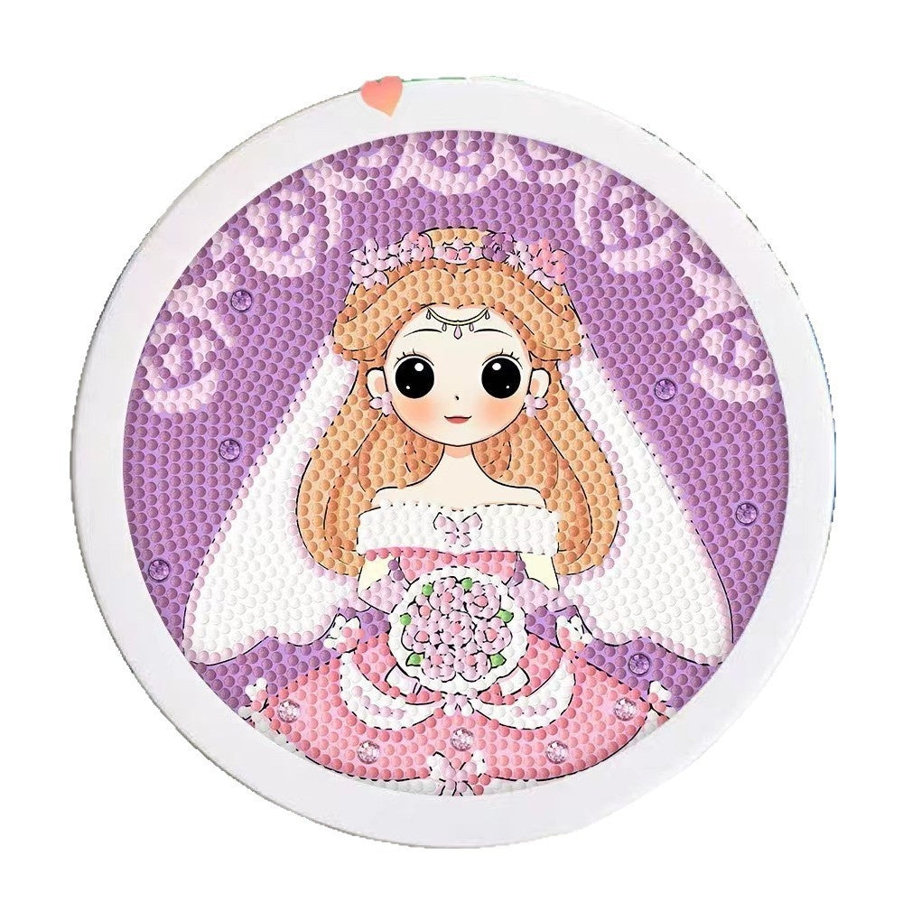 Framed Princess Diamond Painting Kit for Kids