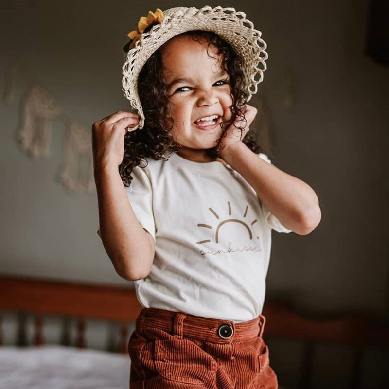 Baby Girl Cotton Cartoon Tee