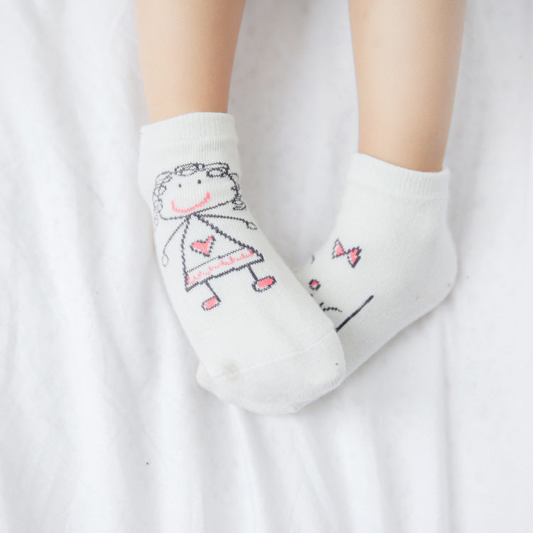 Baby Cartoon Cotton Socks
