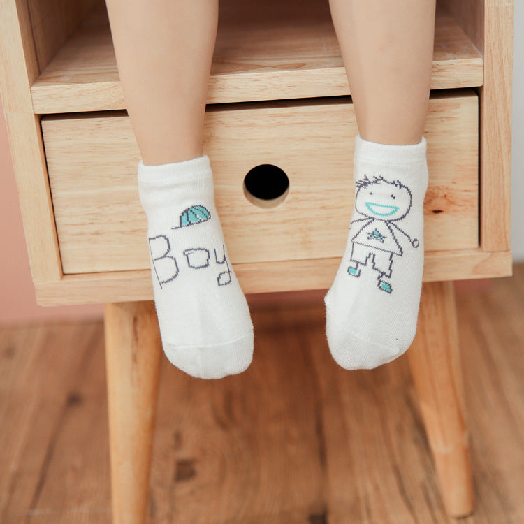 Baby Cartoon Cotton Socks