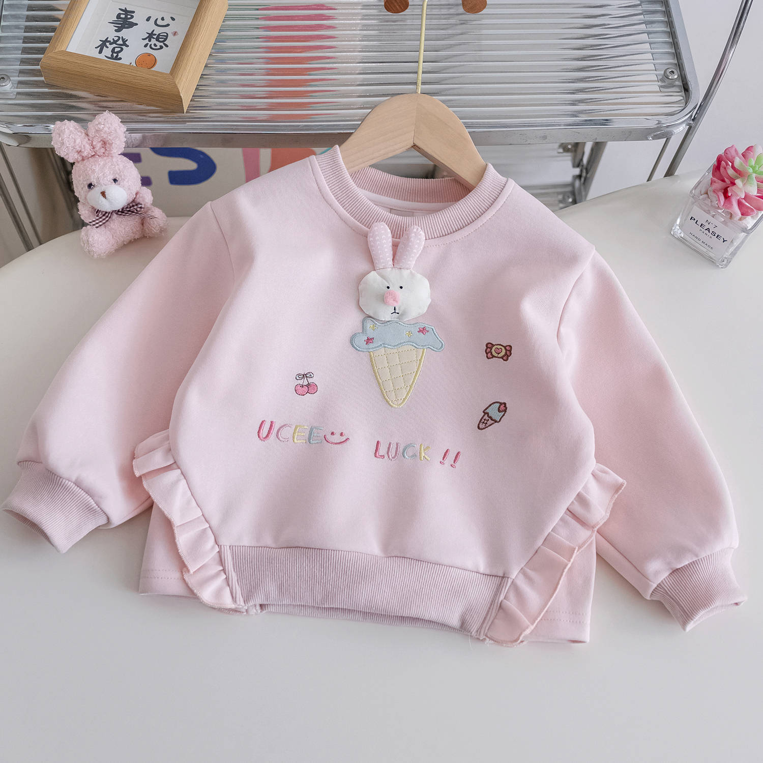 Baby Girl Cartoon Pullover