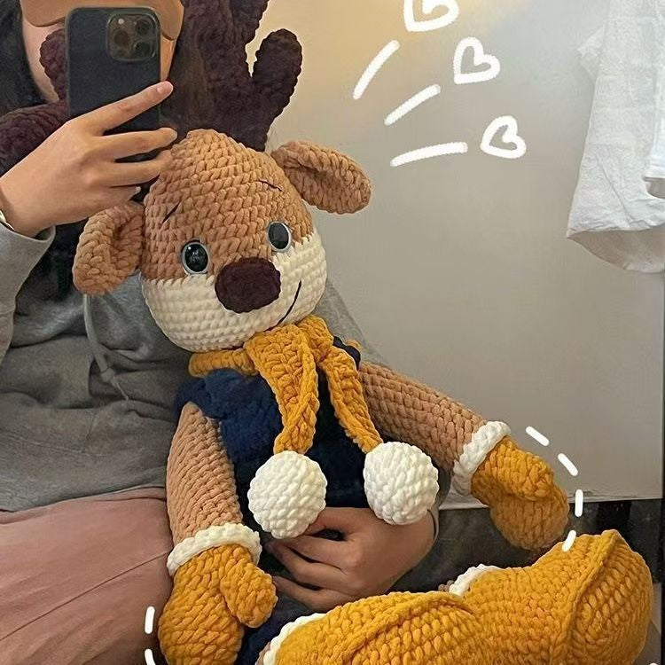 Chunky Yarn Crochet Fawn Craft Kit