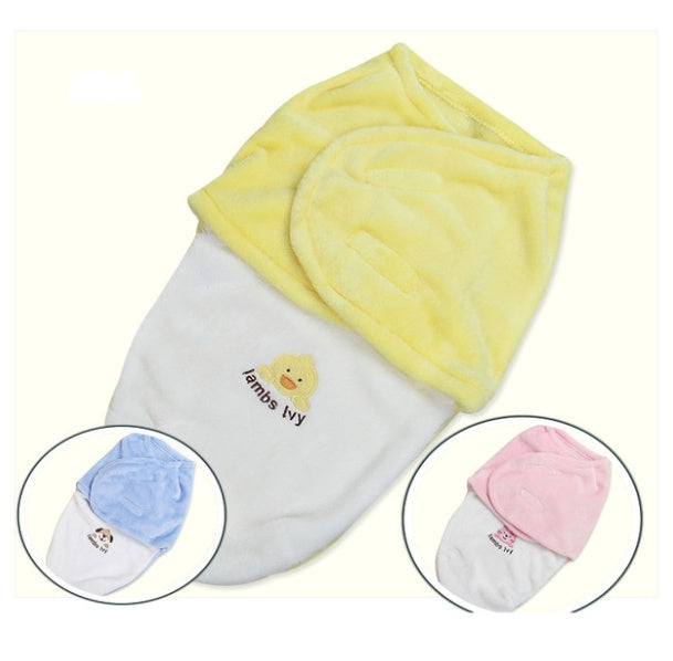Soft Embroidered Baby Swaddle